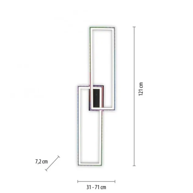 LED Deckenleuchte, dimmbar, Fernbedienung, Schlafzimmer,
