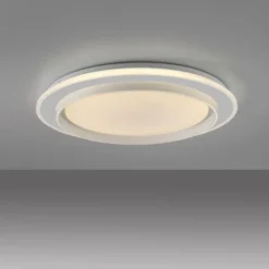 LED Deckenleuchte, dimmbar, weiß, mit Fernbedienung