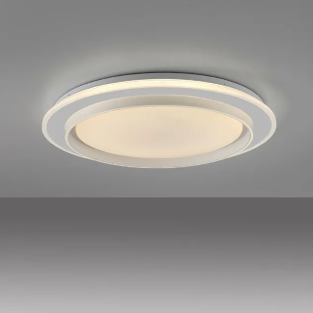 LED Deckenleuchte, dimmbar, weiß, mit Fernbedienung