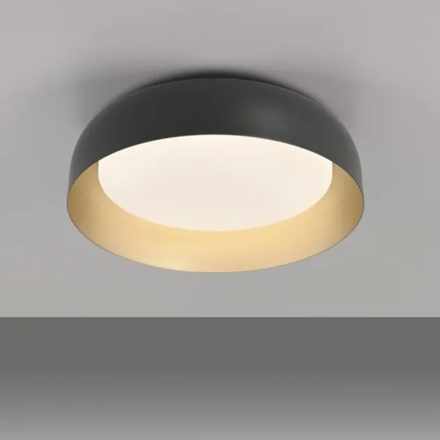 LED Deckenleuchte D=40 schwarz dimmbar per Fernbedienung CCT