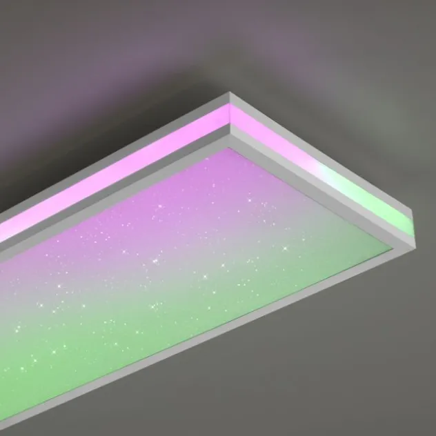 LED-Deckenleuchte, Farbwechsel, Fernbedienung, dimmbar