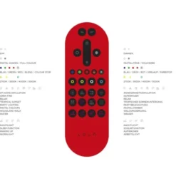 LED-Deckenleuchte, 2 flexible Leuchtspots, inkl. Fernbedienung, dimmbar