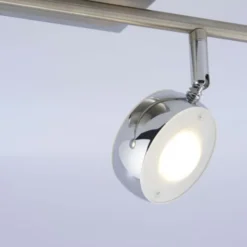 LED-Deckenleuchte, 2 flexible Leuchtspots, inkl. Fernbedienung, dimmbar