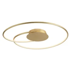 LED Deckenleuchte gold dimmbar Tronicdimmer warmweiß Innenleuchte