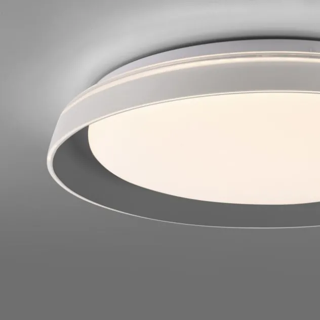 LED Deckenleuchte grau D=43cm dimmbar Switchmo Memoryfunktion