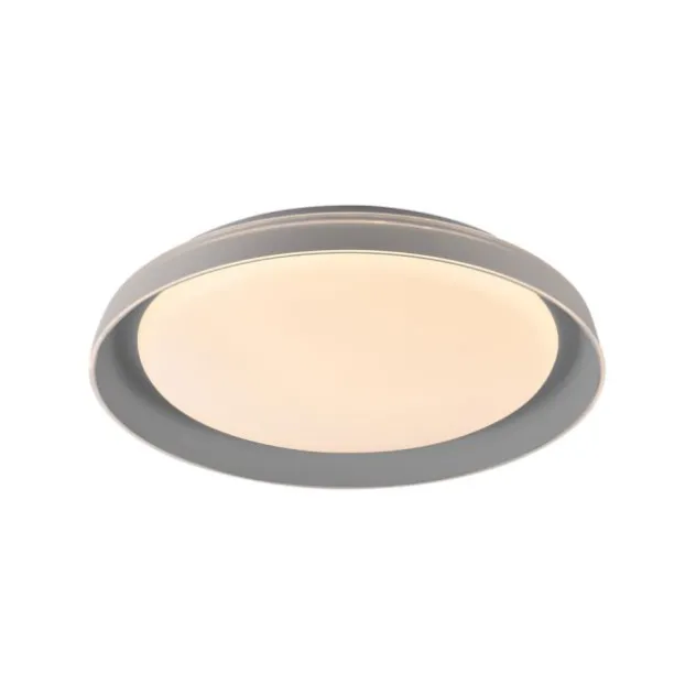 LED Deckenleuchte grau D=43cm dimmbar Switchmo Memoryfunktion