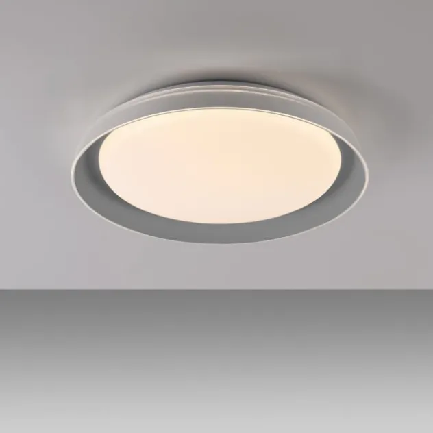 LED Deckenleuchte grau D=43cm dimmbar Switchmo Memoryfunktion