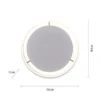 LED Deckenleuchte messing matt rund Ø40cm dimmbar Switchmo warmweiß
