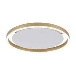 LED Deckenleuchte messing matt rund Ø40cm dimmbar Switchmo warmweiß