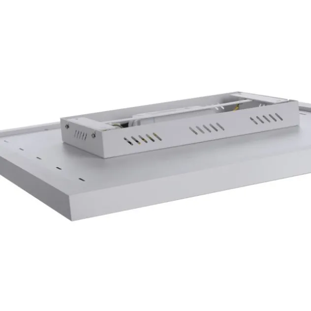 LED Deckenleuchte mit Infarot Heizung eckig weiß Fernbedienung