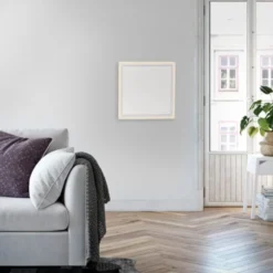 LED Deckenleuchte mit Infarot Heizung eckig weiß Fernbedienung