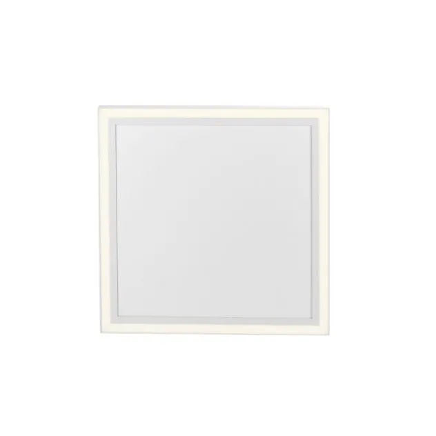 LED Deckenleuchte mit Infarot Heizung eckig weiß Fernbedienung