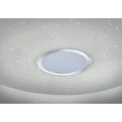 LED Deckenleuchte, Nachthimmel Optik, dimmbar, rund, Fernbedienung, modern