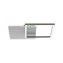 LED Deckenleuchte quadratisch aluminium CCT dimmbar Rainbow RGB