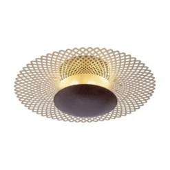 LED Deckenleuchte, rost-gold, indirekt, blendfrei, dimmbar, Memory Funktion