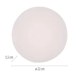 LED Deckenleuchte rund D=22cm weiß warmweiß 3000K