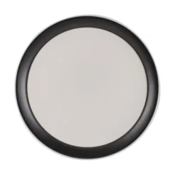LED Deckenleuchte, rund, schwarz, Smart Home, Farbwechselmodus, dimmbar