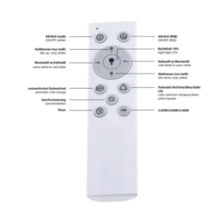 LED Deckenleuchte, rund, weiß, Sternenhimmeloptik, Ø 60cm, dimmbar