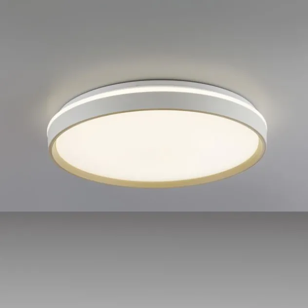 LED Deckenleuchte sandfarben, warmweiß - kaltweiß dimmbar