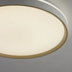 LED Deckenleuchte sandfarben, warmweiß - kaltweiß dimmbar
