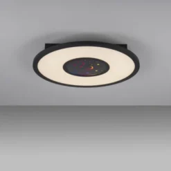 LED Deckenleuchte schwarz CCT RGB Fernbedienung dimmbar Memoryfunktion
