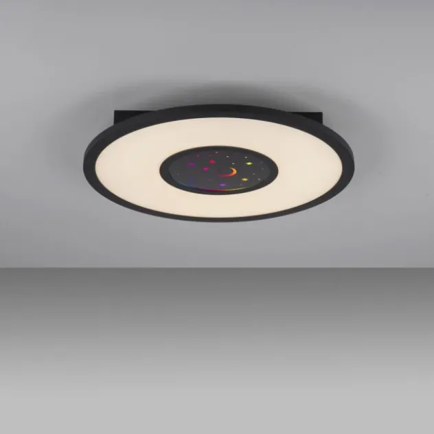 LED Deckenleuchte schwarz CCT RGB Fernbedienung dimmbar Memoryfunktion