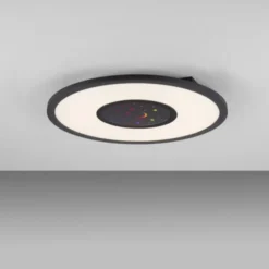LED Deckenleuchte schwarz CCT RGB Fernbedienung dimmbar Memoryfunktion