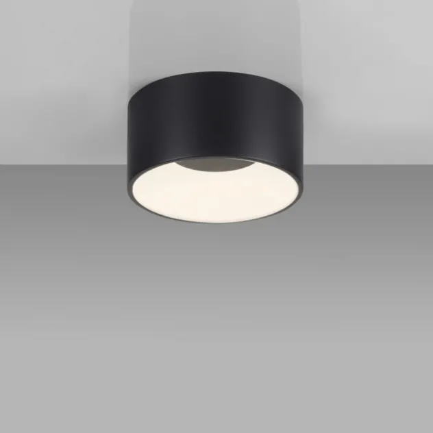 LED Deckenleuchte schwarz D=16cm dimmbar SymplyDim Spot