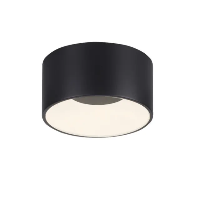 LED Deckenleuchte schwarz D=16cm dimmbar SymplyDim Spot