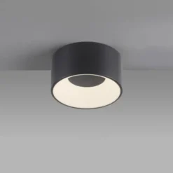 LED Deckenleuchte schwarz D=16cm dimmbar SymplyDim Spot