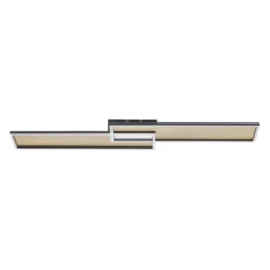 LED Deckenleuchte, schwarz-gold, modernes Design, dimmbar, Fernbedienung