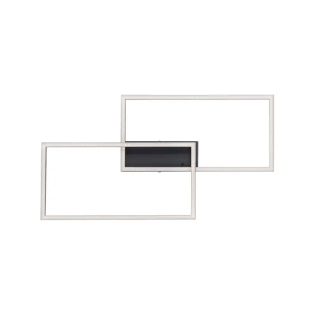 LED Deckenleuchte, schwarz, modern, Farbsteuerung, dimmbar, Fernbedienung