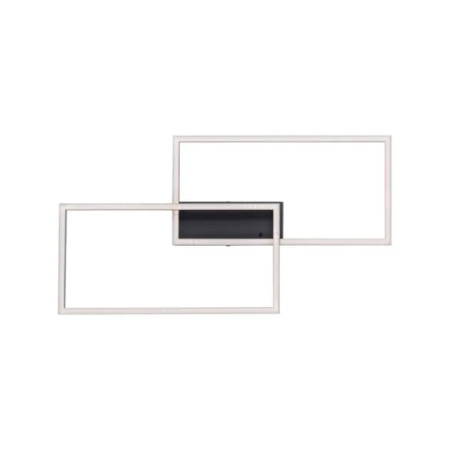 LED Deckenleuchte, schwarz, modern, Farbsteuerung, dimmbar, Fernbedienung