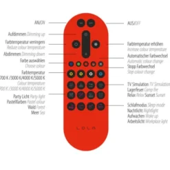 LED Deckenleuchte schwarz Smarthome dimmbar Fernbedienung App