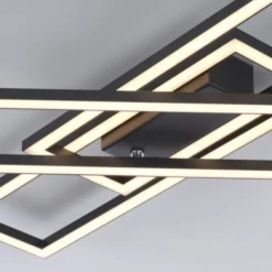 LED Deckenleuchte schwarz Switchmo 3-Stufen Dimmung Memoryfunktion