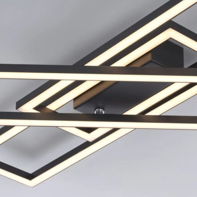 LED Deckenleuchte schwarz Switchmo 3-Stufen Dimmung Memoryfunktion