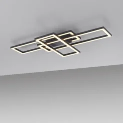 LED Deckenleuchte schwarz Switchmo 3-Stufen Dimmung Memoryfunktion