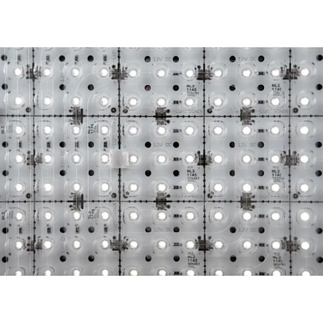 LED Deckenleuchte, silber, Acryl-Glas, rechteckig, Inustrie Stil