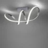 LED-Deckenleuchte, silber, dimmbar, IP20, Innenleuchte
