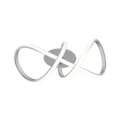 LED-Deckenleuchte, silber, dimmbar, IP20, Innenleuchte