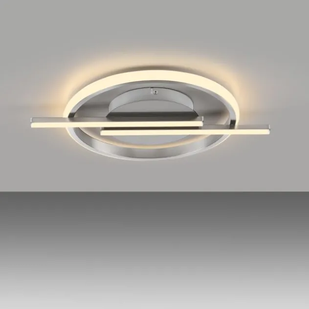 LED Deckenleuchte silber Simply Dimm Technik Memoryfunktion
