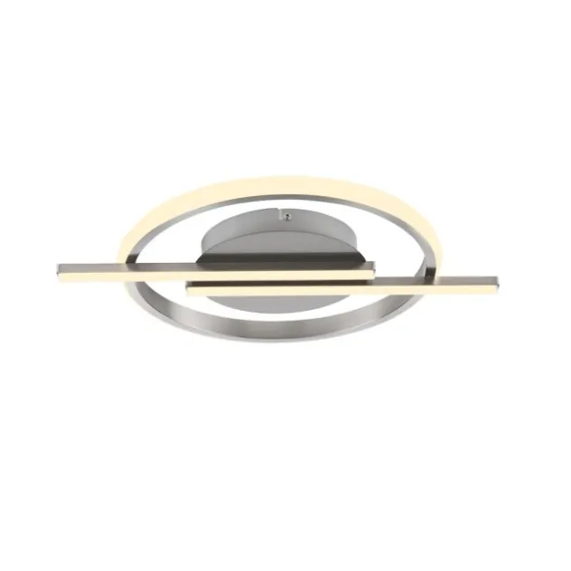 LED Deckenleuchte silber Simply Dimm Technik Memoryfunktion