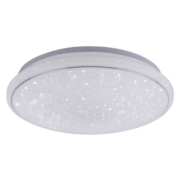 LED-Deckenleuchte, Smart Home fähig, RGB+W, Kristalloptik, Fernbedienung, CCT