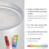 LED-Deckenleuchte, Smart Home, Lichtfarbsteuerung, Farbwechsel, dimmbar
