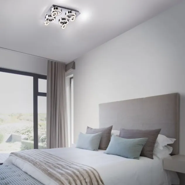 LED-Deckenleuchte, Smart-Home, Lichtfarbsteuerung, Farbwechsel, dimmbar