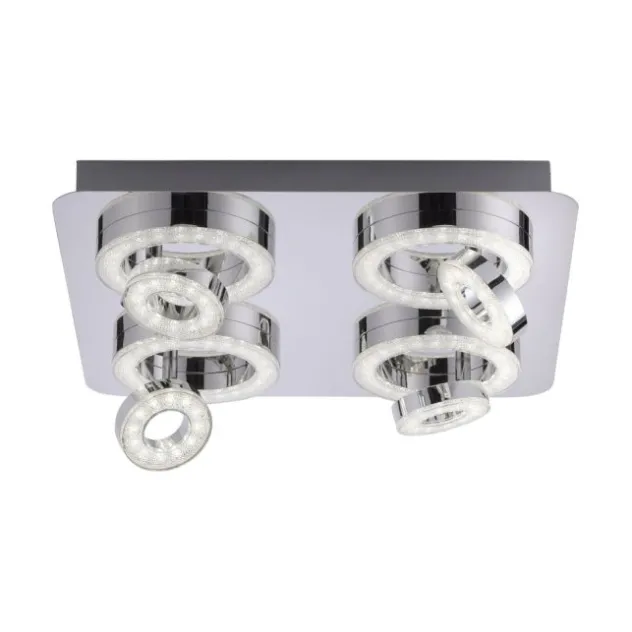 LED-Deckenleuchte, Smart-Home, Lichtfarbsteuerung, Farbwechsel, dimmbar