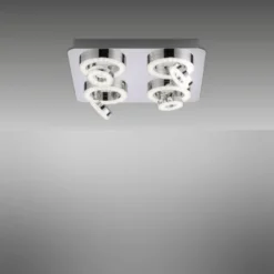 LED-Deckenleuchte, Smart-Home, Lichtfarbsteuerung, Farbwechsel, dimmbar