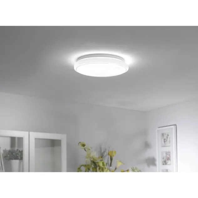LED Deckenleuchte, Smart Home fähig, RGB+W, Fernbedienung, Sternenhimmeloptik
