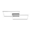 LED-Deckenleuchte, stahlfarben, CCT Steuerung , dimmbar, modern