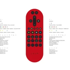 LED-Deckenleuchte, stahlfarben, 2-flammig, modern, dimmbar, Fernbedienung